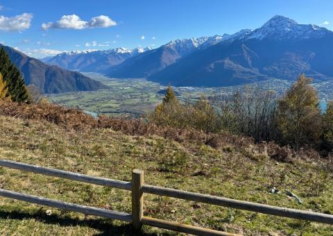 Vista sulla bassa Valtellina 