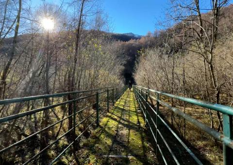 Ponte lungo il percorso 